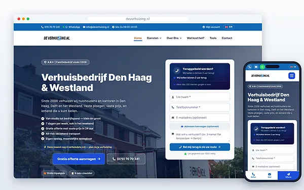 De Verhuizing — website door Layg