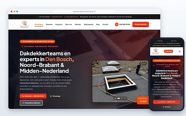 Martis Dakonderhoud — website door Layg