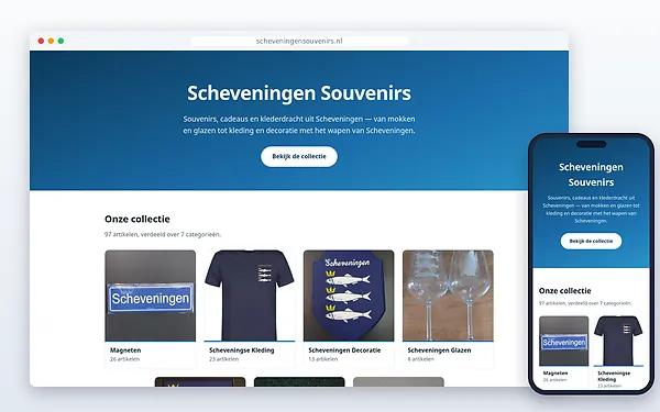 Scheveningen Souvenirs — website door Layg